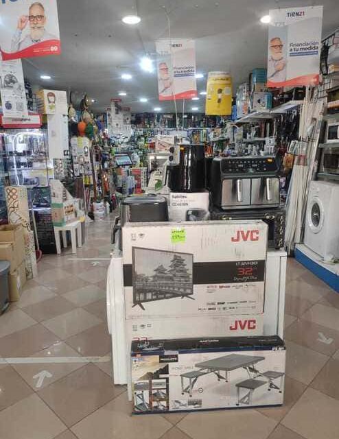 zona de televisores en tienda